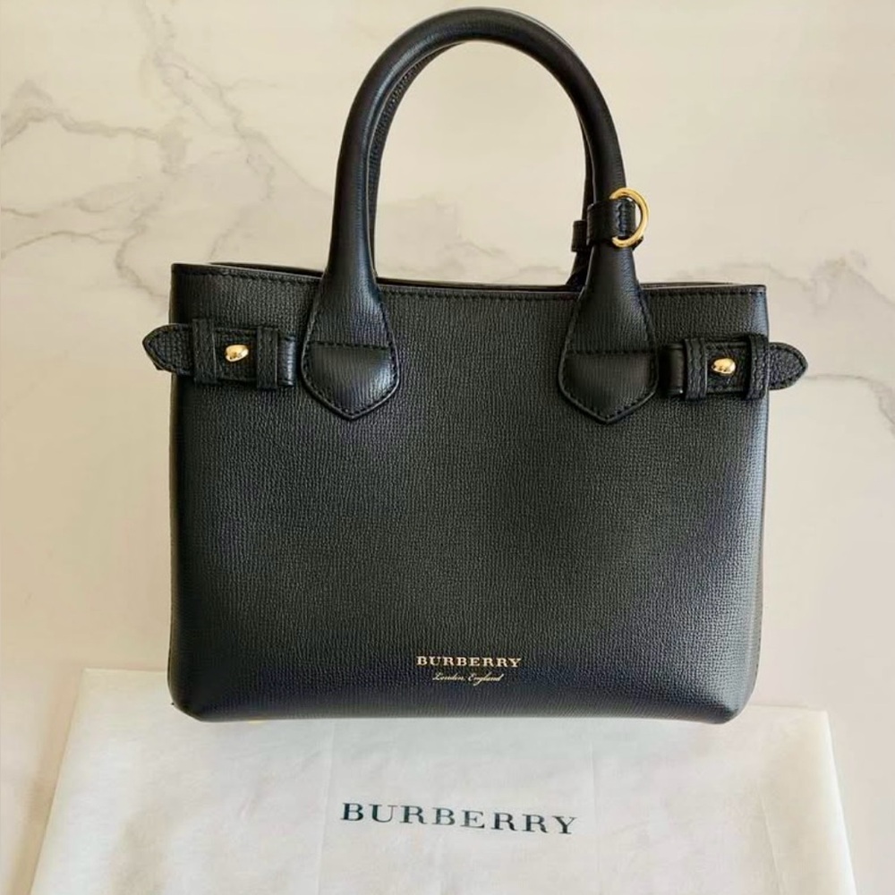 Burberry Banner Leather Tote